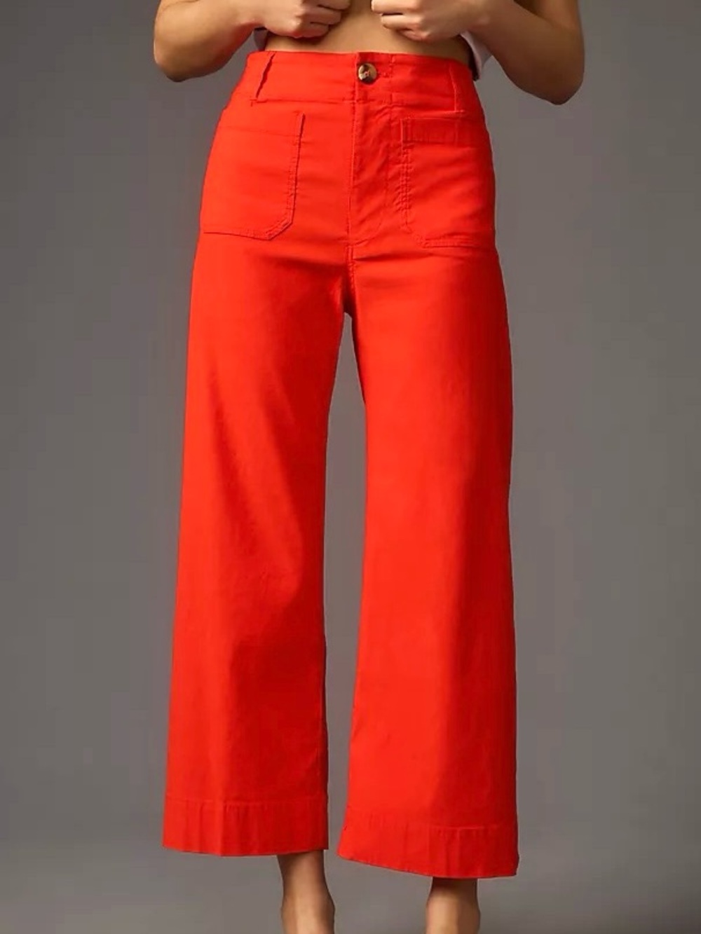 Maeve Colette Cropped Wide Leg